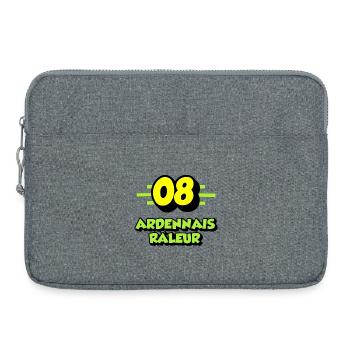 Ardennais râleur - Sacoche pour ordinateur portable 15 pouces - gris chiné - Devant