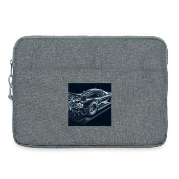 Blueprint Racing Car Vision - Laptop bag 15" - heather grey - Front