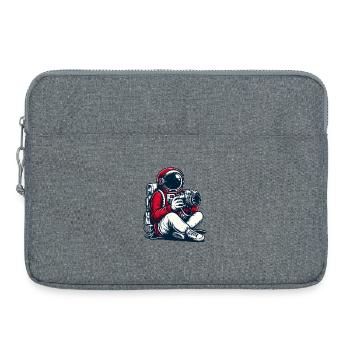 Astronaut Photographer: Kosmische Momente einfangen - Laptoptasche 15" - Grau meliert - Vorne
