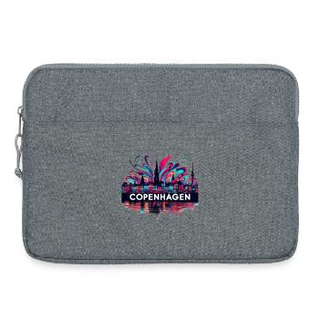 Copenhagen Capital Denmark Gift - Laptop bag 15" - heather grey - Front