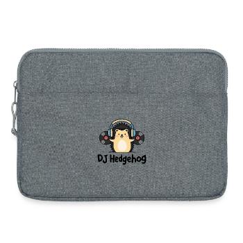 DJ Hedgehog – der charmante Igel in der Welt der Musik - Laptoptasche 15" - Grau meliert - Vorne