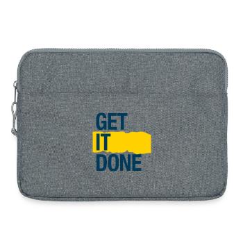 Get it done - Laptop bag 15" - heather grey - Front