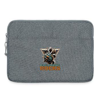 Rochers Rochers Tortue Escalade Cadeau - Sacoche pour ordinateur portable 15 pouces - gris chiné - Devant
