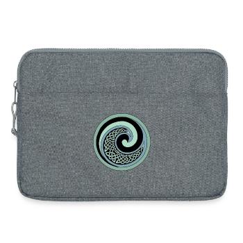 Ocean Wave - Laptop bag 15" - heather grey - Front