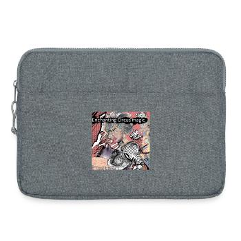 Magie du cirque enchanteur - Sacoche pour ordinateur portable 15 pouces - gris chiné - Devant