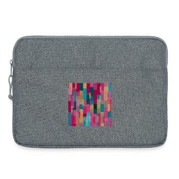 Boho Geometric Art - Laptop bag 15" - heather grey - Front