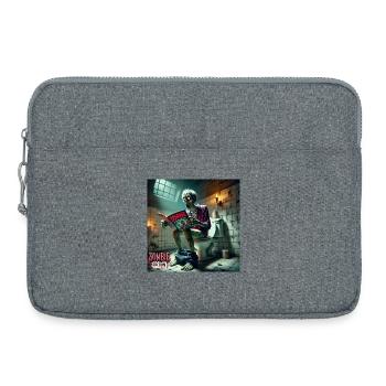 Zombie Loo - Sacoche pour ordinateur portable 15 pouces - gris chiné - Devant