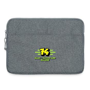 Haut-Savoyard râleur - Sacoche pour ordinateur portable 15 pouces - gris chiné - Devant