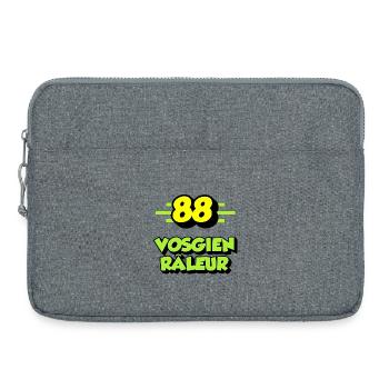 Vosgien râleur - Sacoche pour ordinateur portable 15 pouces - gris chiné - Devant