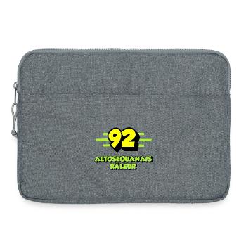 Altosequanais râleur - Sacoche pour ordinateur portable 15 pouces - gris chiné - Devant