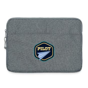 PILOT KOSTÜM - Laptoptasche 15" - Grau meliert - Vorne