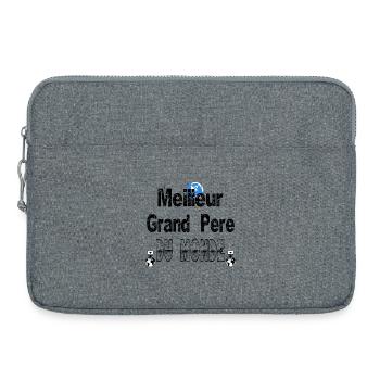 Meilleure Grand Père du Monde - Sacoche pour ordinateur portable 15 pouces - gris chiné - Devant
