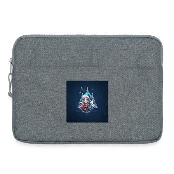 Cheerful Elf - Laptop bag 15" - heather grey - Front