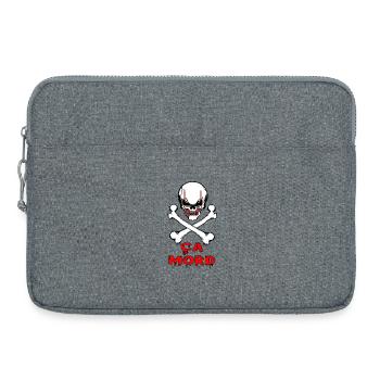 It bites - Laptop bag 15" - heather grey - Front