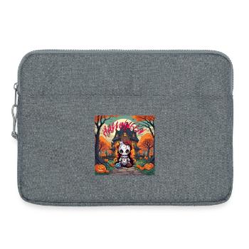 Halloween - Sacoche pour ordinateur portable 15 pouces - gris chiné - Devant