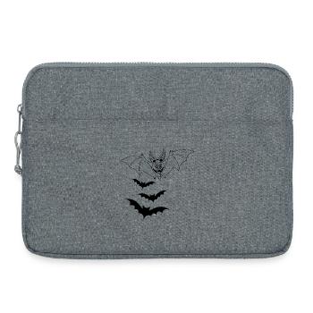 Vampire Bat - Laptop bag 15" - heather grey - Front
