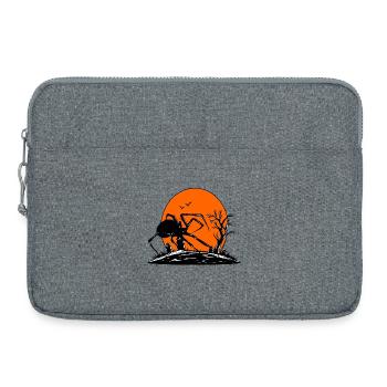 Spinne - Laptoptasche 15" - Grau meliert - Vorne