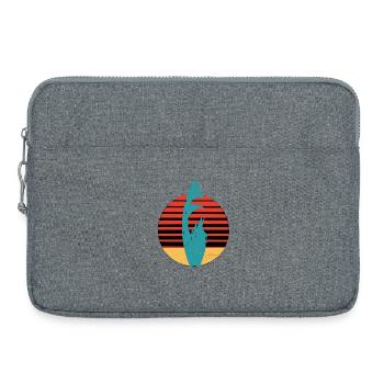 Surfen - Laptoptasche 15" - Grau meliert - Vorne