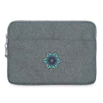 Ornement - Sacoche pour ordinateur portable 15 pouces - gris chiné - Devant
