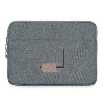 ROULEAU DE PAPIER TOILETTE VIDE TOILETTE - Sacoche pour ordinateur portable 15 pouces - gris chiné - Devant