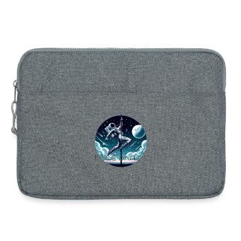 Pole Dance Astronaut Pole Dance Gift - Laptop bag 15" - heather grey - Front