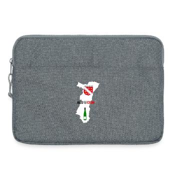 Elsässisch - Laptoptasche 15" - Grau meliert - Vorne