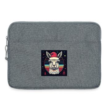 Alpaca X-Mas - Laptop bag 15" - heather grey - Front
