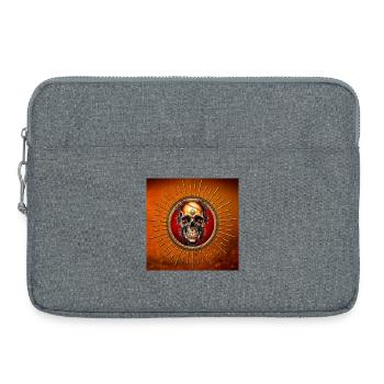 A skull whose - Laptop bag 15" - heather grey - Front