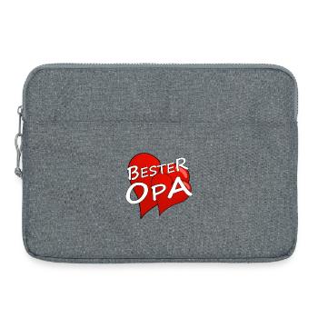 Best Grandpa - Laptop bag 15" - heather grey - Front