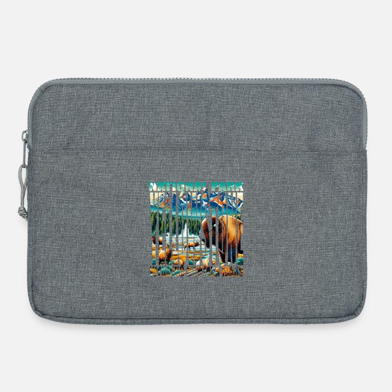 YELLOWSTONE - Laptoptasche 15" - Grau meliert