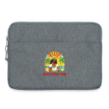 – Rasta-Man Jamaica Summer Sun - Sacoche pour ordinateur portable 15 pouces - gris chiné - Devant