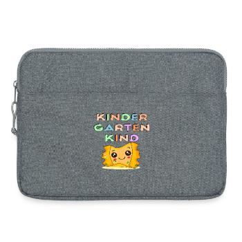 SCHWÄBISCHE MAULTASCHEN KINDERGARTENKIND - Laptoptasche 15" - Grau meliert - Vorne