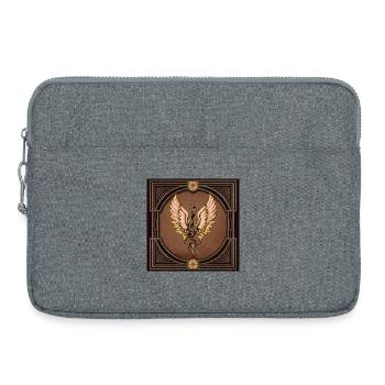 Treble clef, the key to imagination. - Laptop bag 15" - heather grey - Front