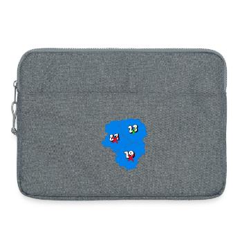 Région Limousin - Sacoche pour ordinateur portable 15 pouces - gris chiné - Devant