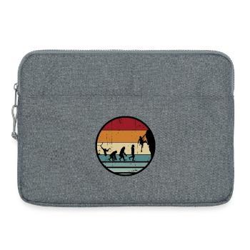 Evolution Climber Retro Kreis - Laptoptasche 15" - Grau meliert - Vorne