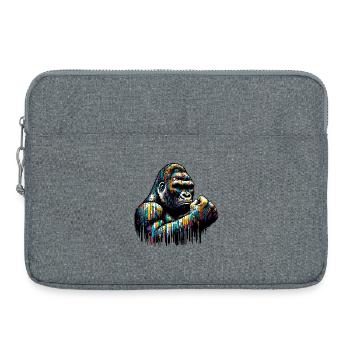 Gorille - Sacoche pour ordinateur portable 15 pouces - gris chiné - Devant