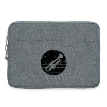 Trompette - Sacoche pour ordinateur portable 15 pouces - gris chiné - Devant