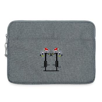 CADEAUX DE NOËL CYCLISME CYCLISME - Sacoche pour ordinateur portable 15 pouces - gris chiné - Devant
