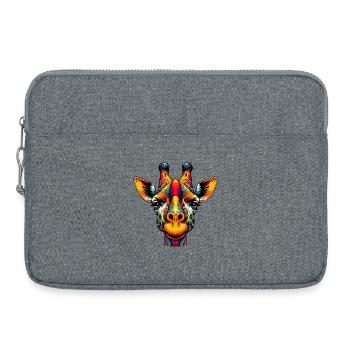 Giraffe - Laptop bag 15" - heather grey - Front