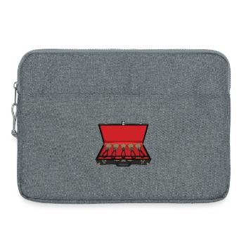 Handbells Carrying Set Case Vintage - Laptop bag 15" - heather grey - Front