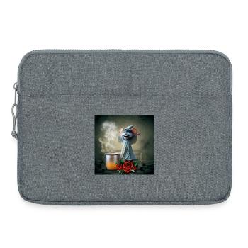 Maus im Nachthemd: Die Nacht der verrückten Melodien. - Laptoptasche 15" - Grau meliert - Vorne