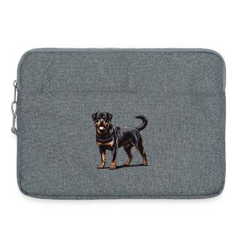 Rottweiler - Laptop bag 15" - heather grey - Front