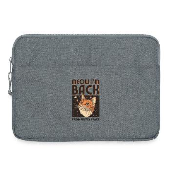 Meow I’m Back - Laptoptasche 15" - Grau meliert - Vorne
