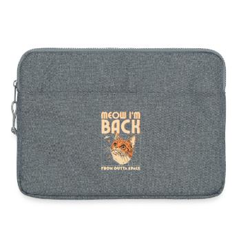 Meow I'm Back - Laptoptasche 15" - Grau meliert - Vorne