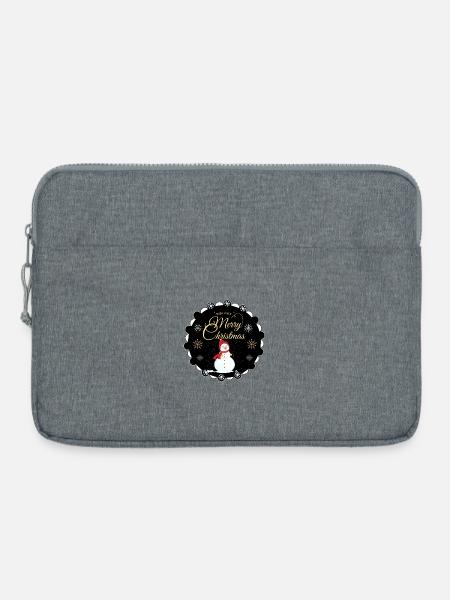 Christmas Spaß - Laptoptasche 15" - Grau meliert