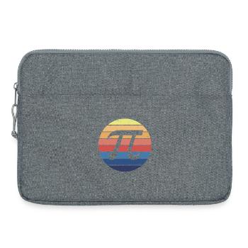 Math Pi Rétro - Sacoche pour ordinateur portable 15 pouces - gris chiné - Devant