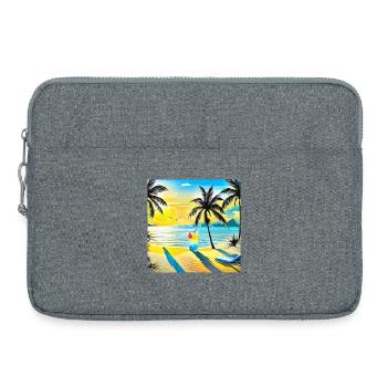 Beach - Laptoptasche 15" - Grau meliert - Vorne