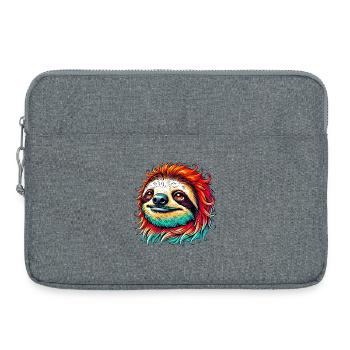 Paresse - Sacoche pour ordinateur portable 15 pouces - gris chiné - Devant