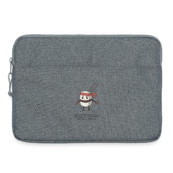 Sushi Ninja - Master of the Rolls - Laptop bag 15" - heather grey - Front
