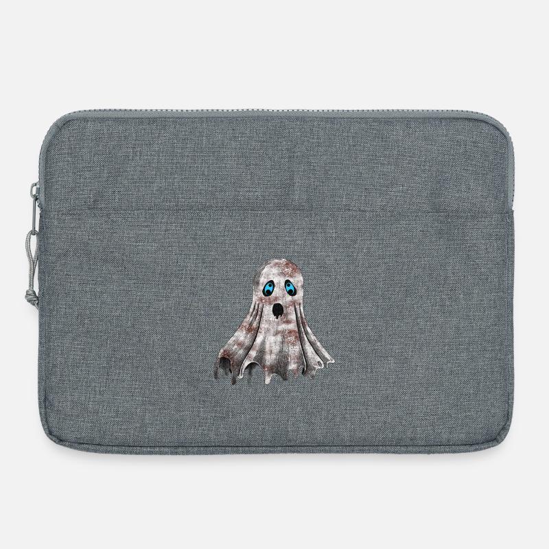 fleckig, Geister, gruselige Designs - Laptoptasche 15" - Grau meliert